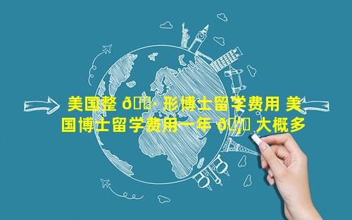 美国整 🌷 形博士留学费用 美国博士留学费用一年 🦍 大概多少人民币